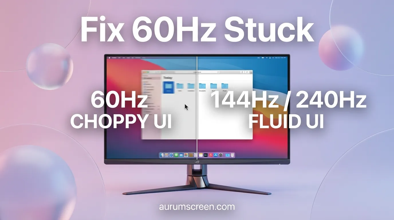 Windows 11 Stuck at 60Hz? How to Enable 144Hz or 240Hz on Your Monitor
